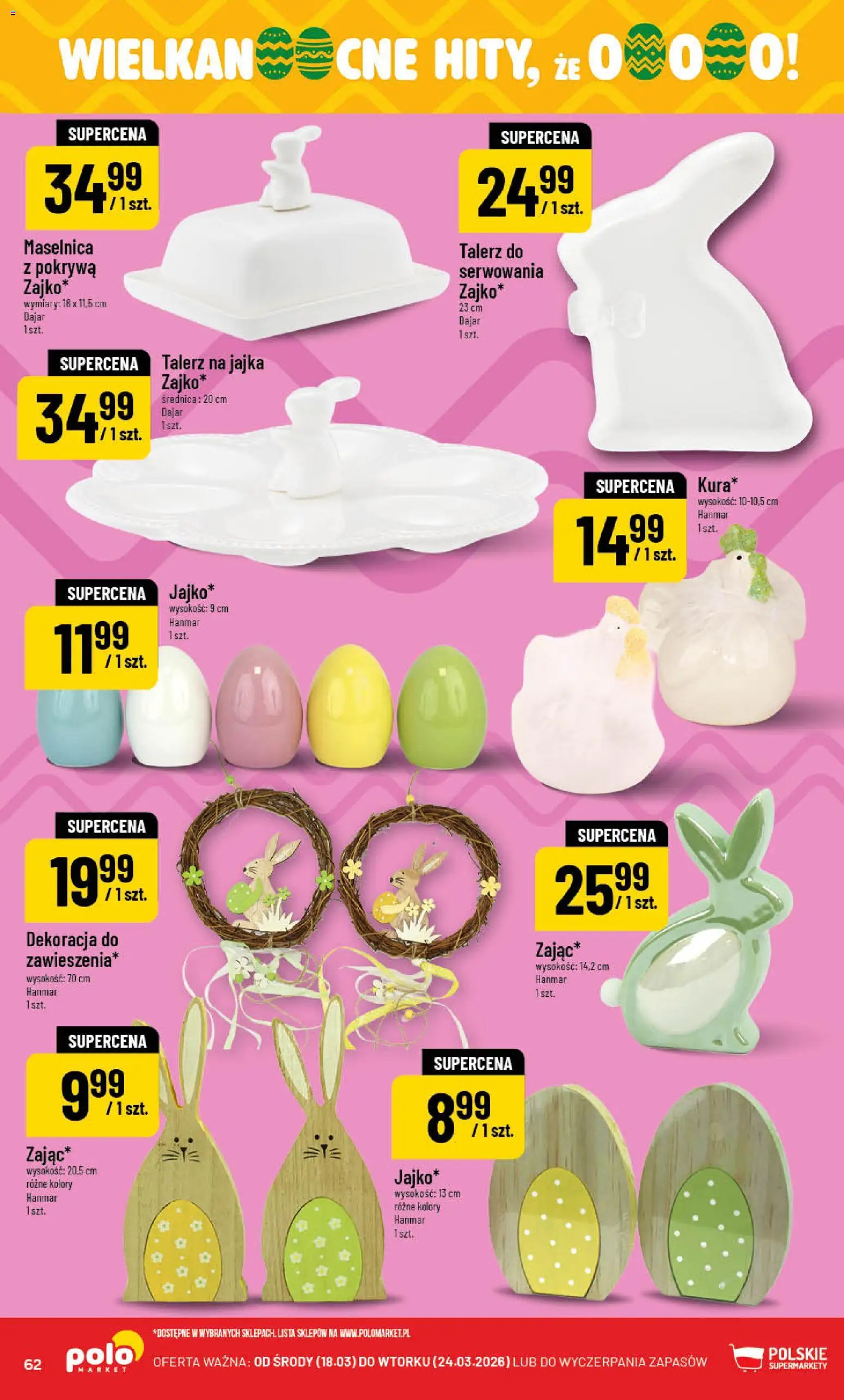 POLOmarket gazetka od 18.03.2026 | Strona: 62 | Produkty: Jajka