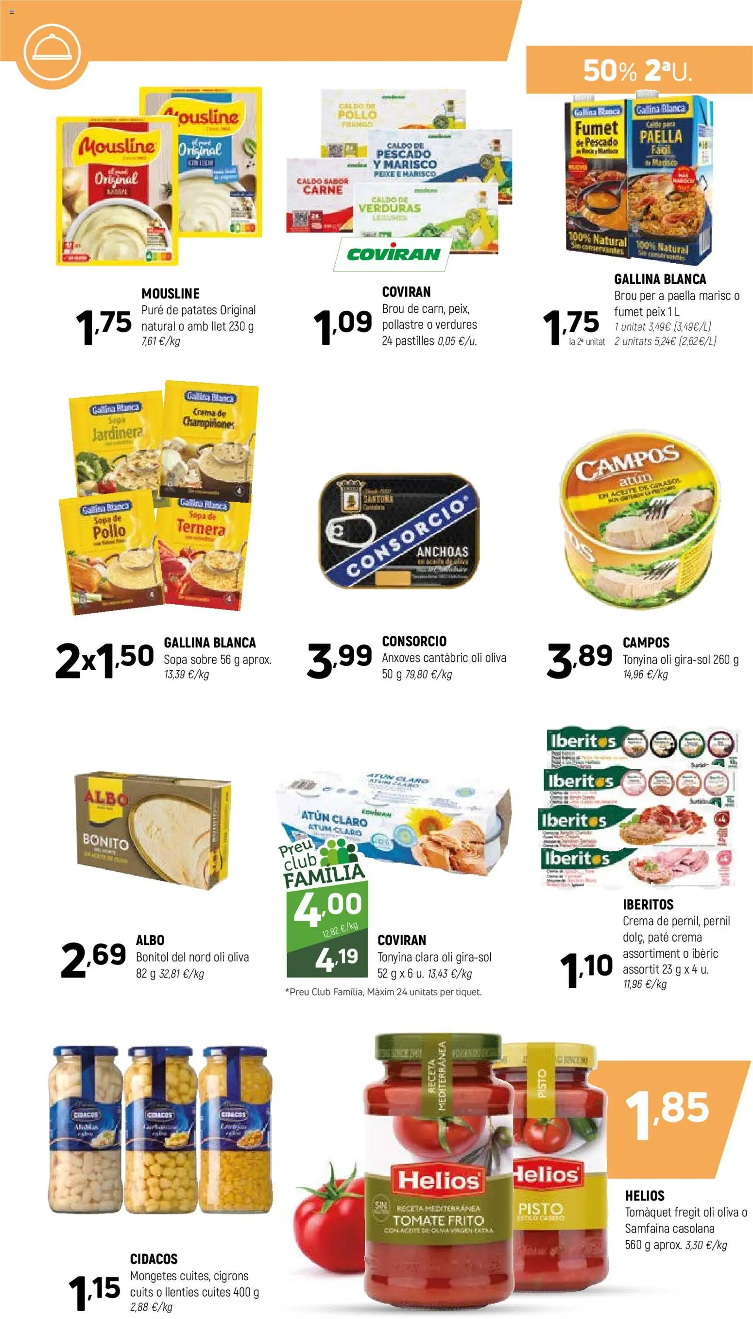 Coviran - Barcelona │ válido desde el 24.02.2026 | Página: 8 | Productos: Jardinera, Paté, Pescado, Crema