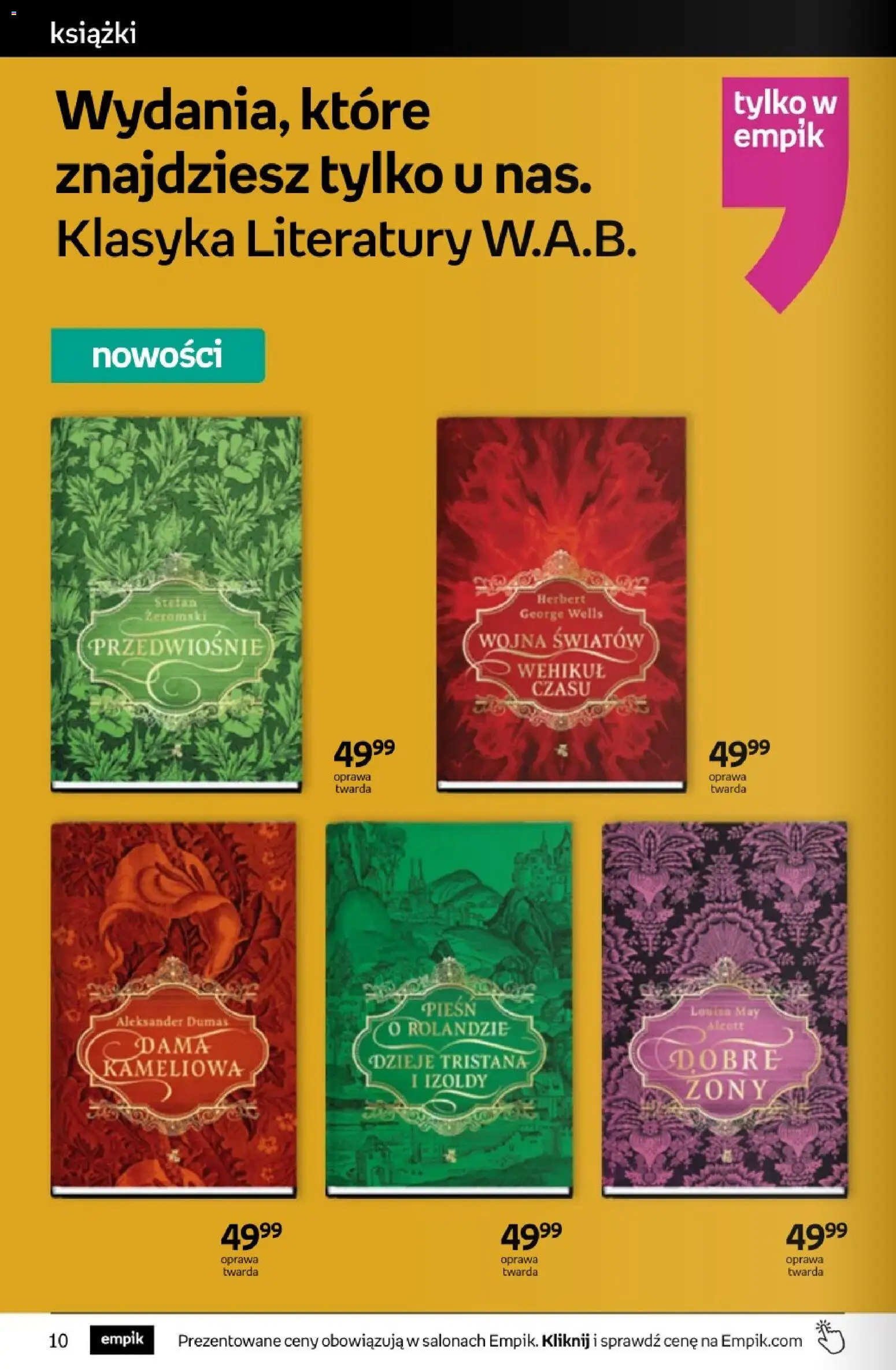 Empik promocje - Tom kultury Książki od 22.04.2026 | Strona: 10 | Produkty: Książki