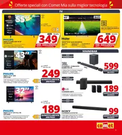 Anteprima del volantino Volantino Comet	 valido a partire dal 09.10.2025 | Pagina: 31 | Prodotti: smart TV, Soundbar, TV, Cuffie