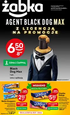 Pogląd oferty "Żabka Black Friday" - ważna od 19.11.2025