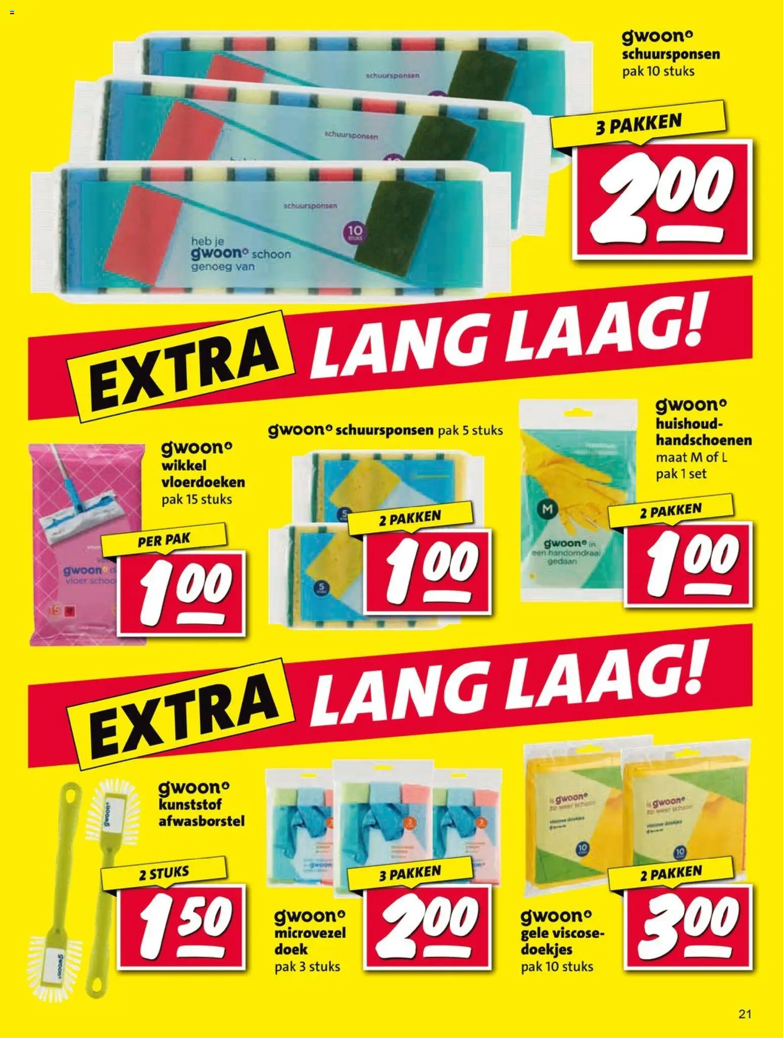 {H1} | Pagina: 21 | Producten: Ostyalap, Handschoenen