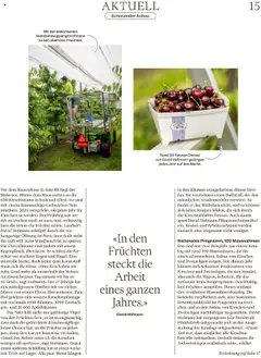 Migros Magazin ab 23.06.2025 | Seite: 15 | Produkte: Zwetschgen, Kirschen, Insgesamt, Früchte