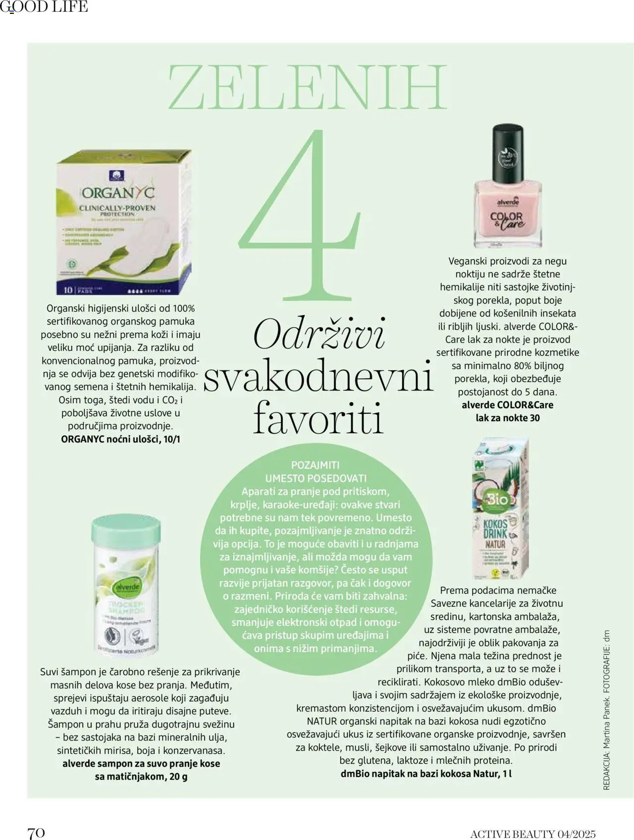 DM Drogerie katalog - važi od 09.10.2025 | Strana: 70 | Proizvode: Kokosovo mleko, Lak za nokte, Šampon, Mleko