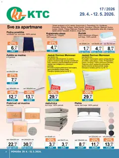 KTC Katalog tehnike i posuđa - Pregled kataloga iz trgovine KTC, vrijedi od 29.04.2026
