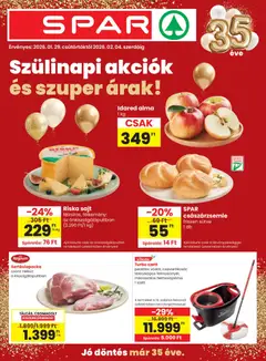 Spar Akciós újság - amely érvényes a következő dátumtól: 29.01.2026