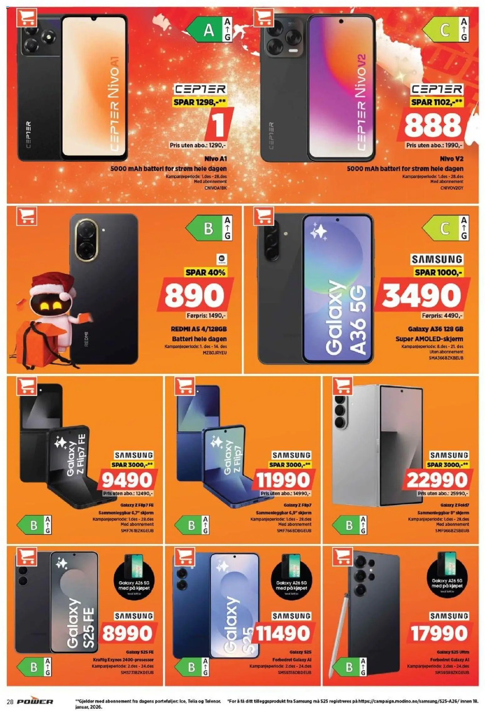 {H1} | Side: 28 | Produkter: Skjerm, Batteri