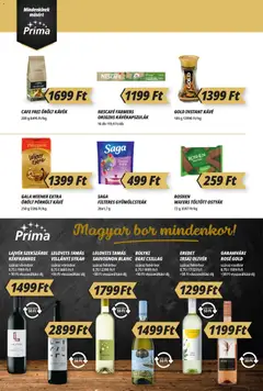 CBA Príma Akciós újság - amely érvényes a következő dátumtól: 12.02.2026 | Oldal: 8 | Termékek: Nescafé, Kávé, Fehérbor, Vörösbor