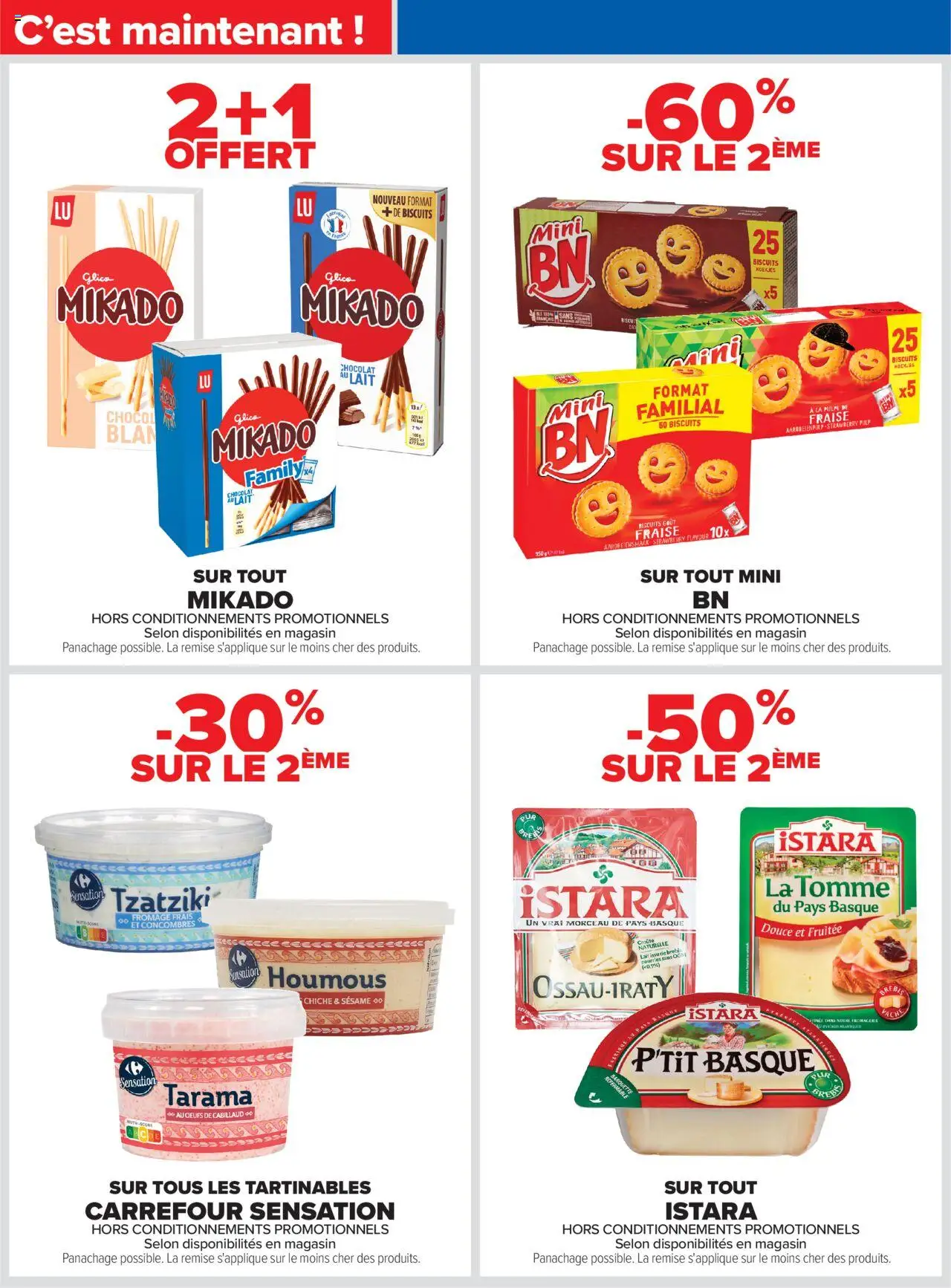 {H1} | Page: 34 | Produits: Fraise, Tarama, Lait, Concombres