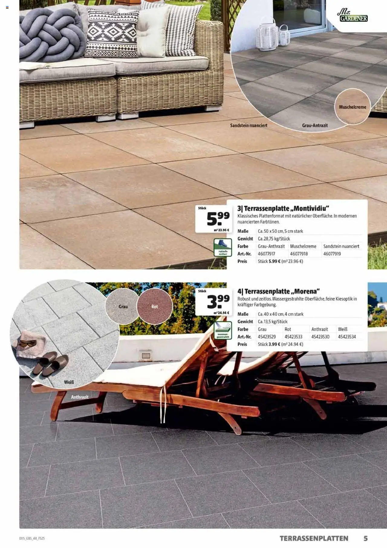 HERKULES Gartenbaustoffe - gültig ab dem 28.07.2025 | Seite: 5 | Produkte: Gewicht
