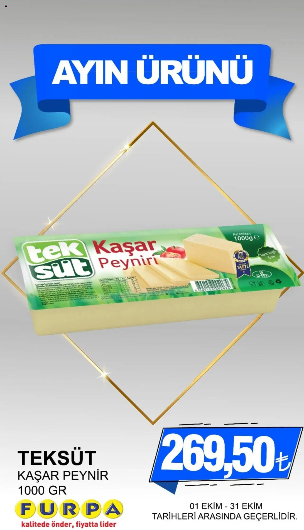 Furpa Ayın Ürünleri - 01.10.2025 tarihinden itibaren geçerlidir | Sayfa: 23 | Ürünler: Peynir