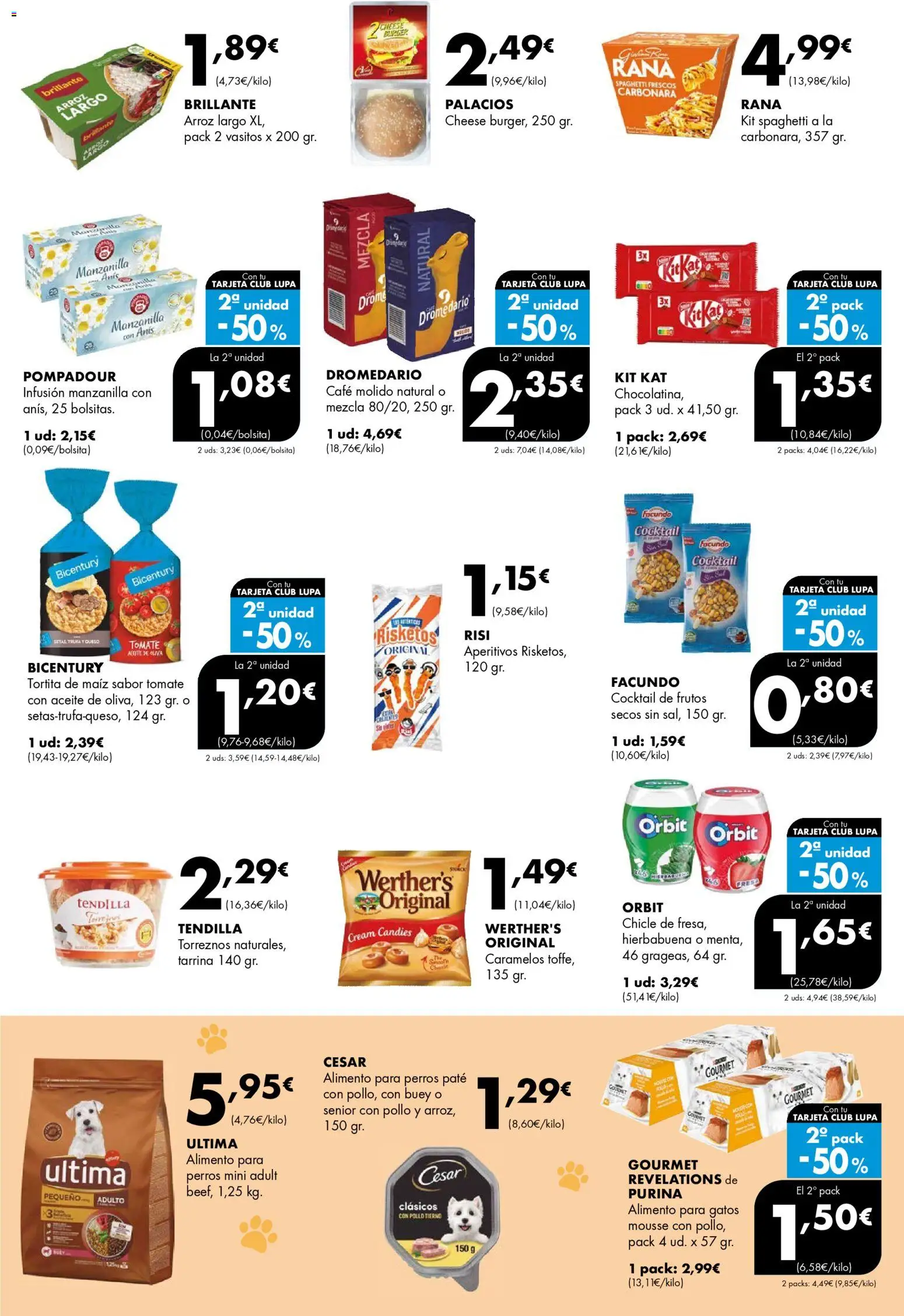 Lupa Supermercados folleto │ válido desde el 22.01.2026 | Página: 12 | Productos: Mousse, Aceite, Café, Arroz