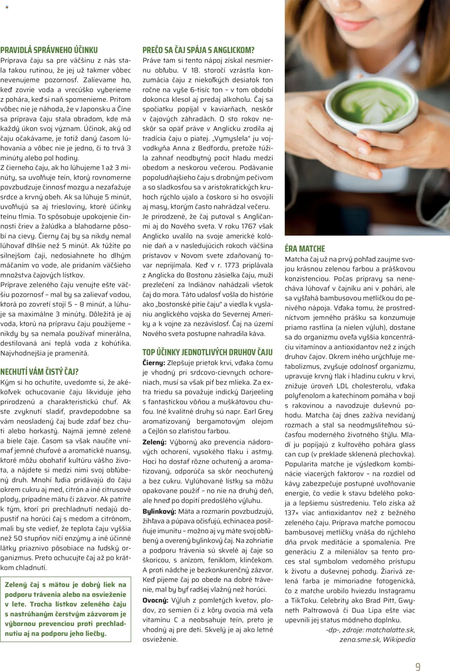 Nové COOP Jednota akcie – leták je platný od 01.02.2026 | Strana: 9 | Produkty: Čaj, Voda