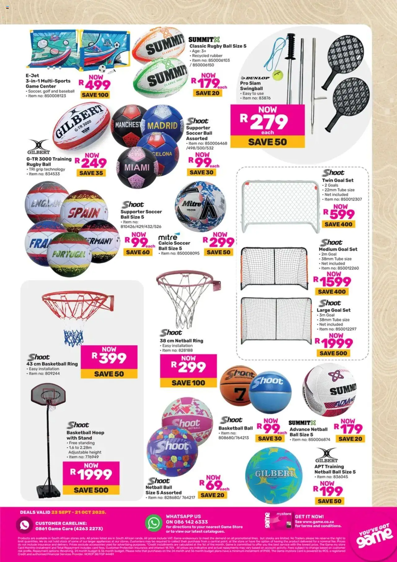 New Game catalogue – valid from 23.09.2025 | Page: 13 | Products: Stock