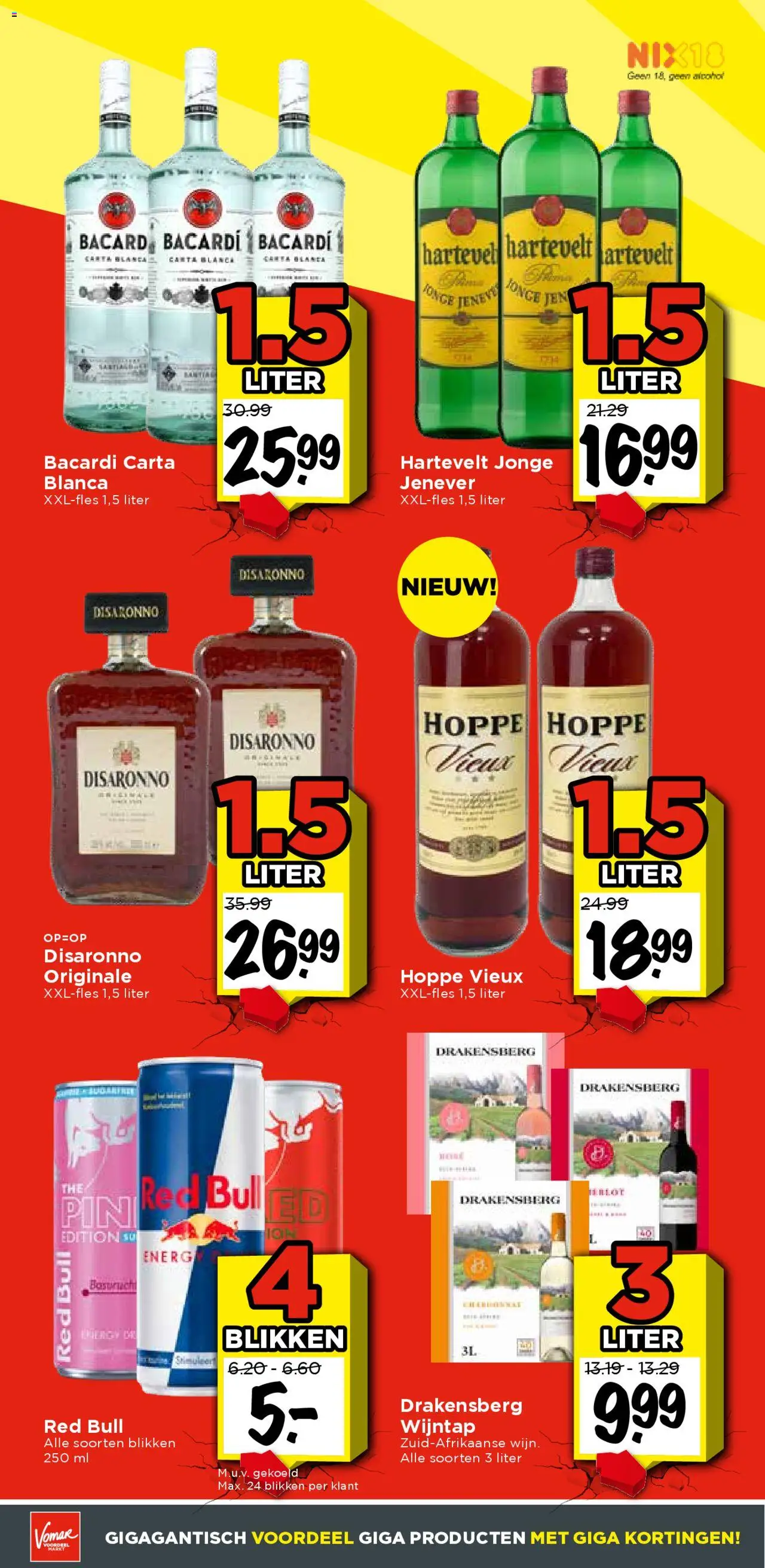  | Pagina: 15 | Producten: Red Bull, Alcohol