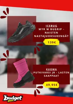 Budget Sport-mainoslehti voimassa 22.01.2026 alkaen | Sivu: 6 | Tuotteet: Saappaat