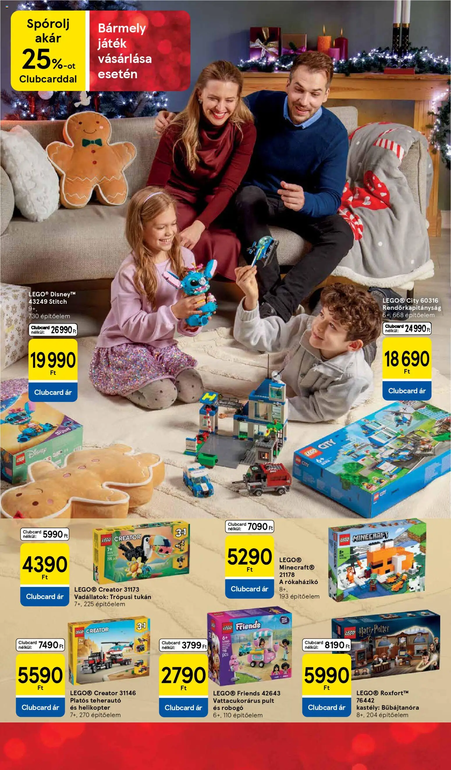 Tesco akciós ujság - amely érvényes a következő dátumtól: 26.11.2025 | Oldal: 18 | Termékek: Játék