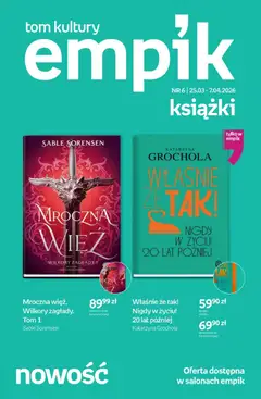 Pogląd oferty "Empik promocje - Tom kultury Książki" - ważna od 25.03.2026