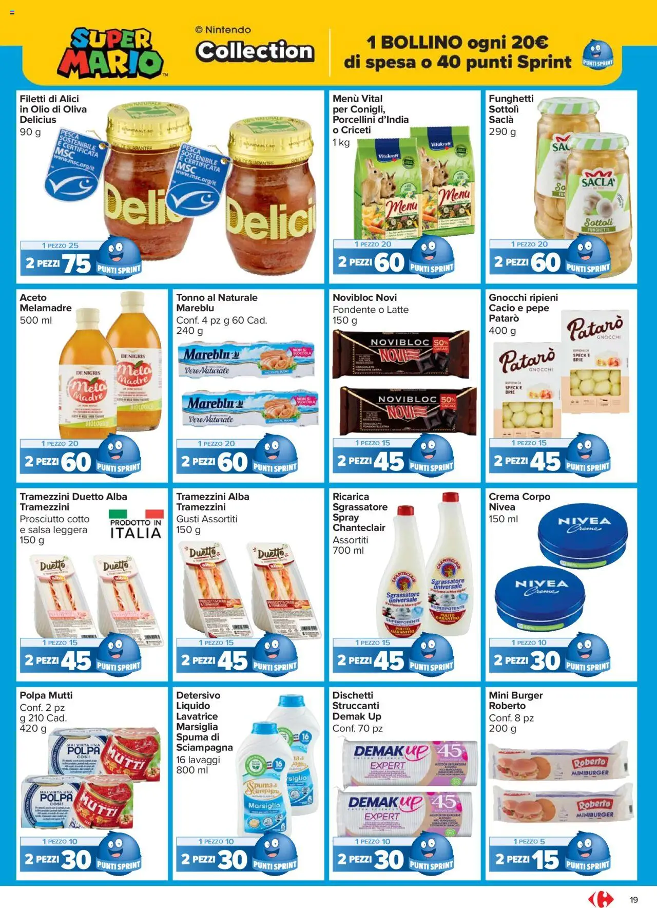 Volantino Carrefour del 15.09.2025 | Pagina: 19 | Prodotti: Salsa, Lavatrice, Mutti, Gnocchi