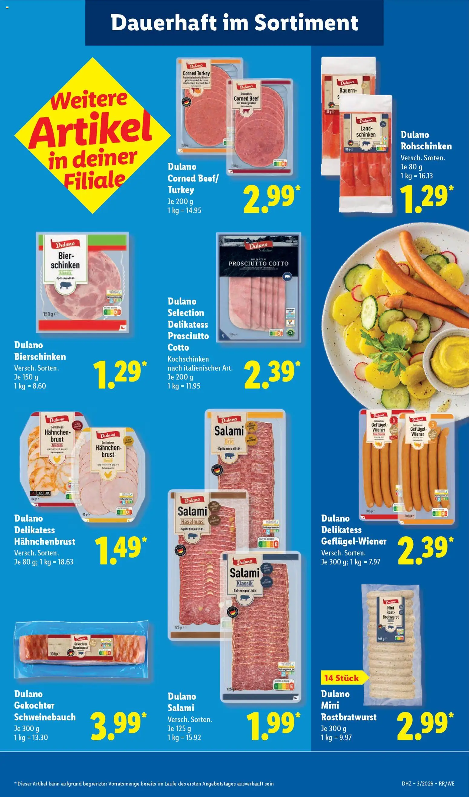 Lidl Prospekt Aarbergen – gültig ab 12.01.2026 | Seite: 23 | Produkte: Bier, Schweinebauch, Bratwurst, Hahnchenbrust