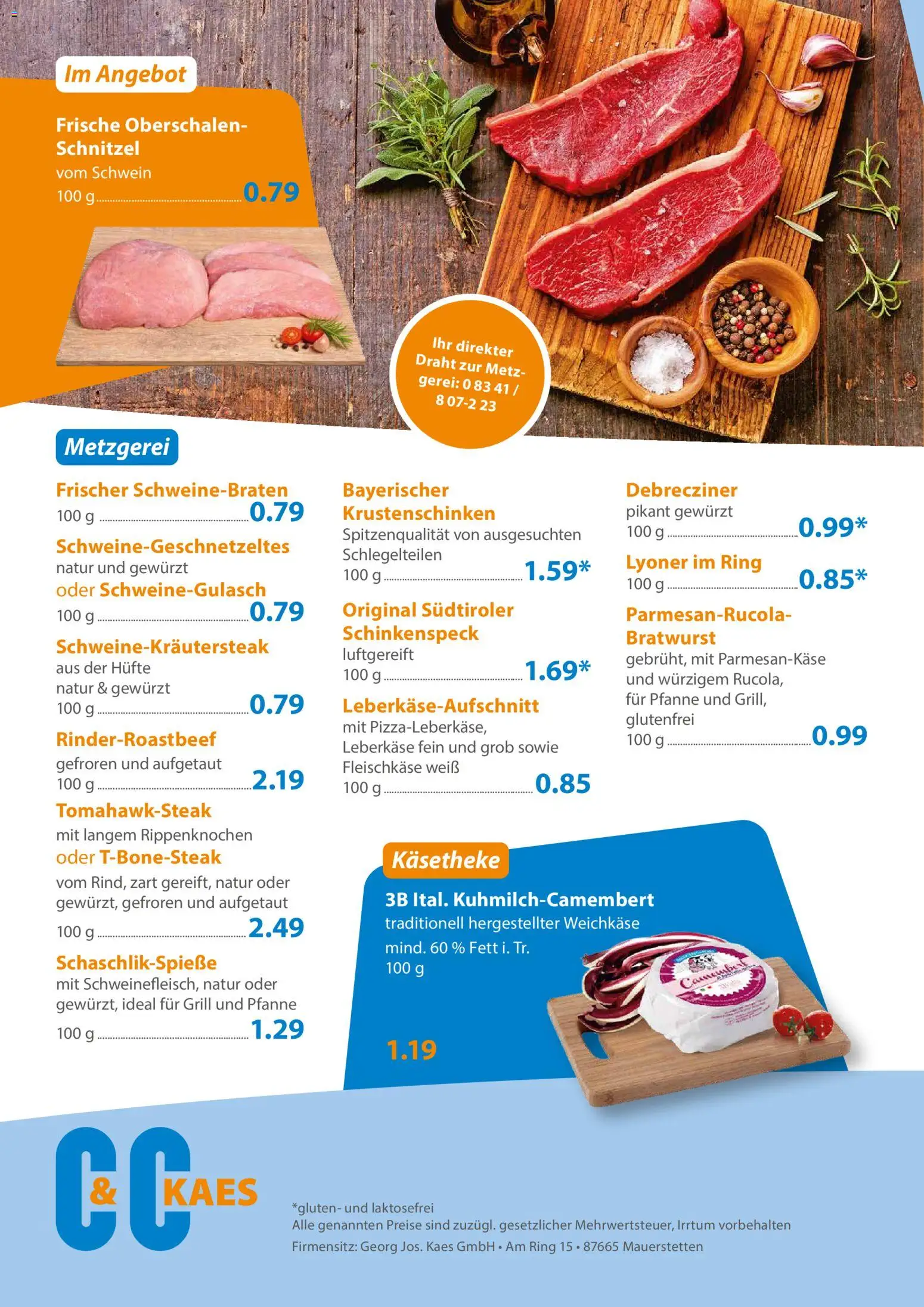 C&C Prospekt – gültig ab 20.04.2026 | Seite: 4 | Produkte: Grill, Bratwurst, Schnitzel, Leberkase