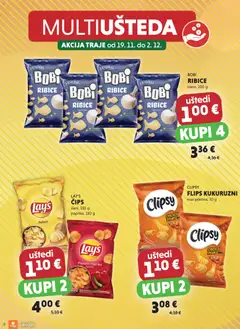 Katalog Studenac - Pregled kataloga iz trgovine Studenac, vrijedi od 19.11.2025 | Stranica: 8 | Proizvodi: Flips, Paprika, Čips, Krekeri