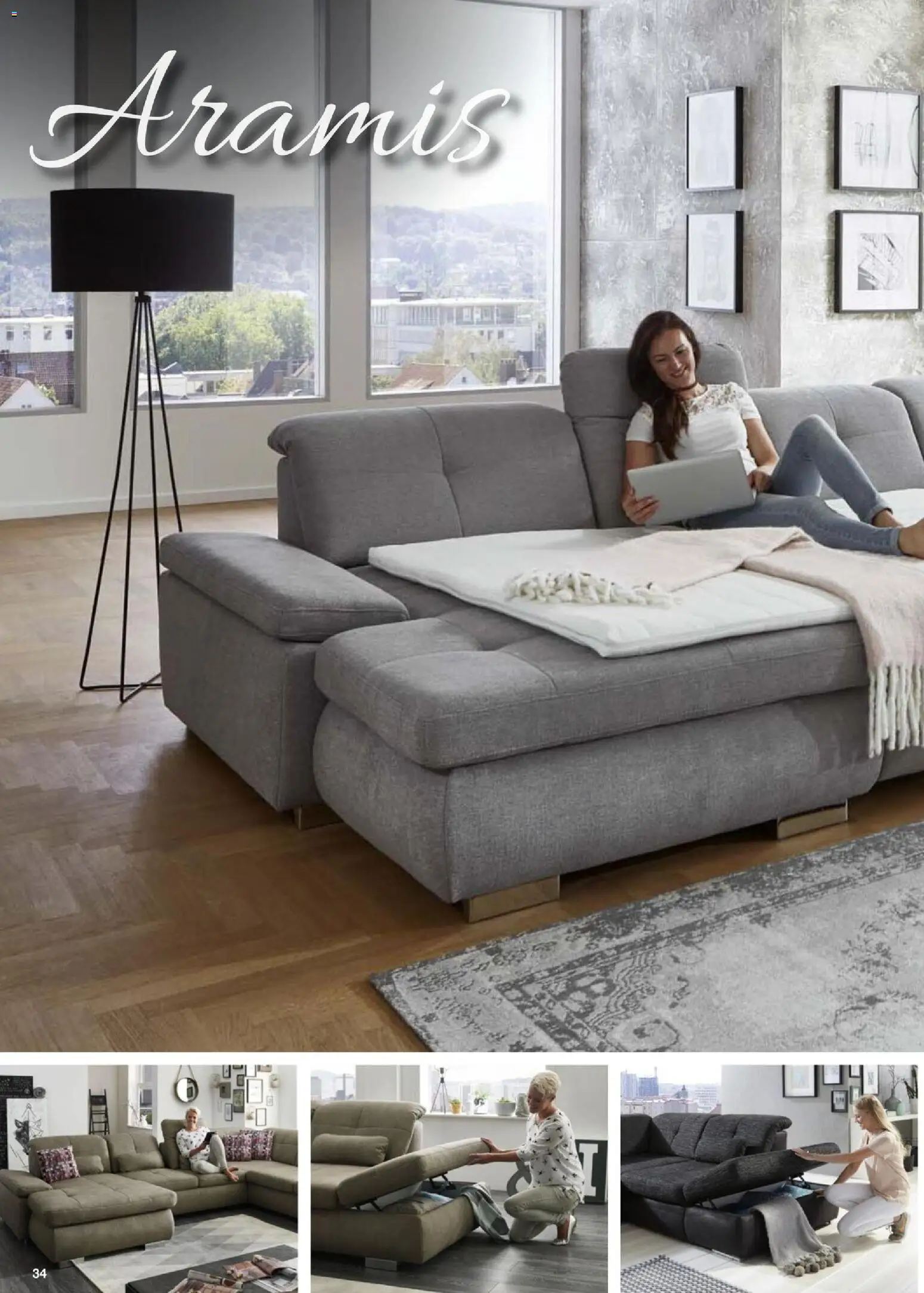 Sconto nábytek katalog - Sedací soupravy od 01.01.2026 | Strana: 34