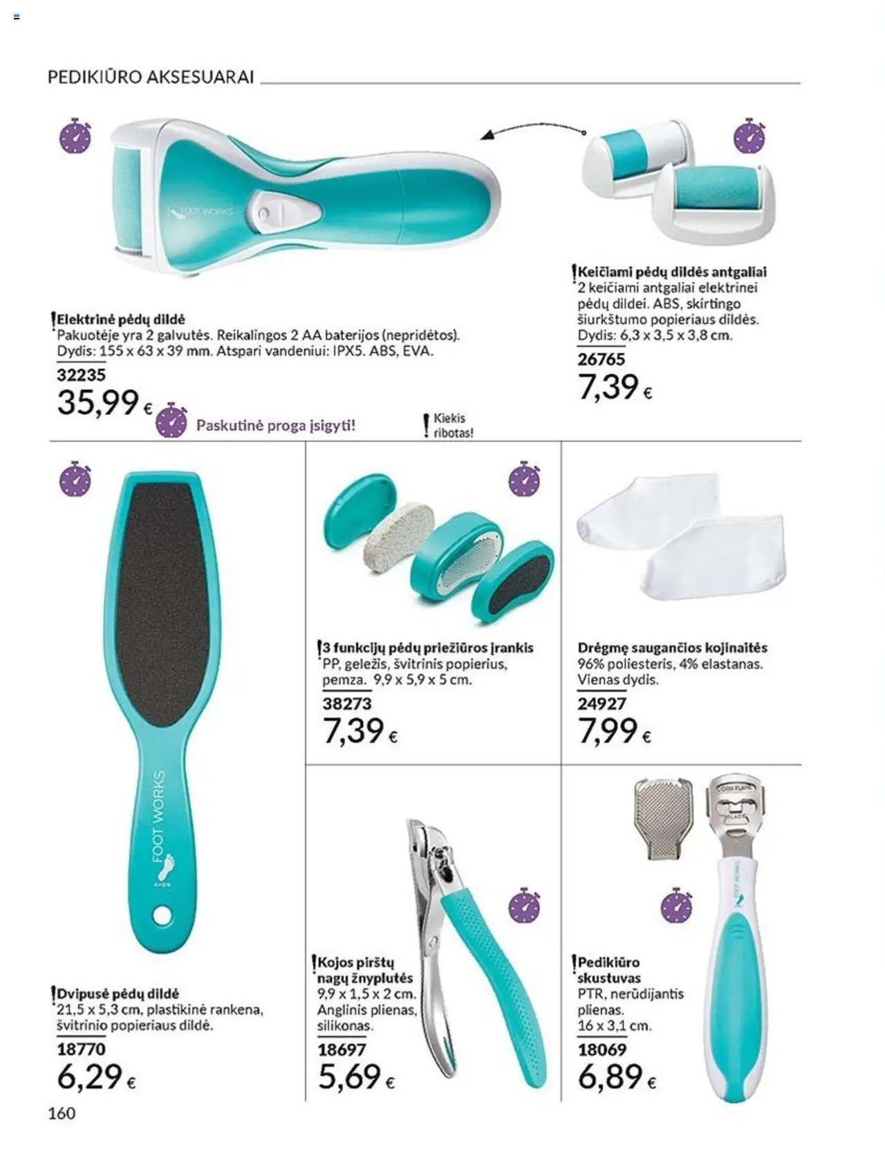 AVON leidinys│galioja nuo 01.07.2025 | Puslapis: 160 | Prekių: Skustuvas