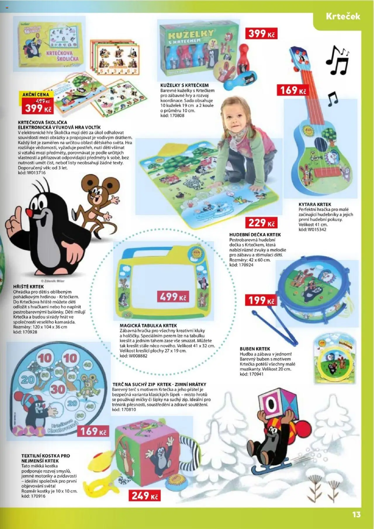 Wiky katalog - Vánoce 2025 od 14.10.2025 | Strana: 13 | Produkty: Šipky, Hra, Kytara, Kostky
