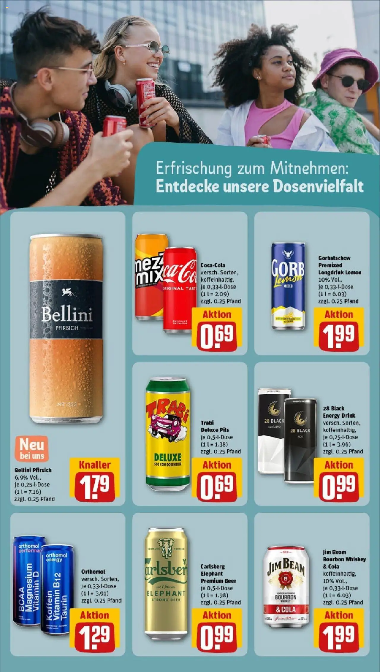 Rewe prospekt Berlin / Steglitz	 - gültig ab dem 15.06.2025 | Seite: 12 | Produkte: Jim beam, Pils, Pfirsich, Bourbon