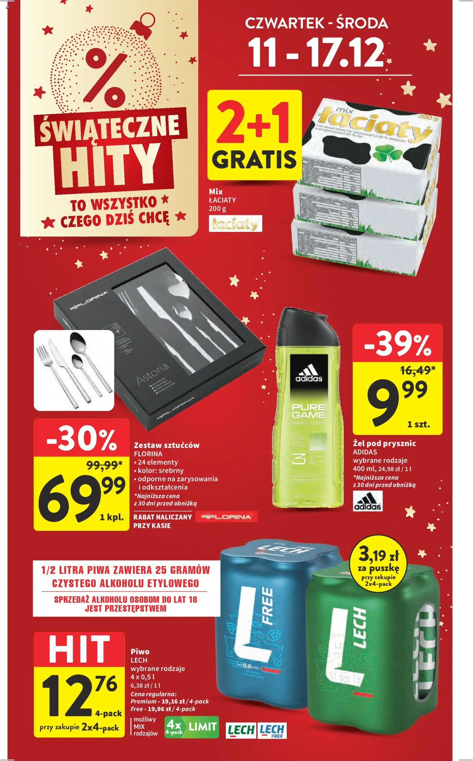 Intermarche Gazetka od 11.12.2025 | Strona: 6 | Produkty: Prysznic, Piwo, Żel pod prysznic