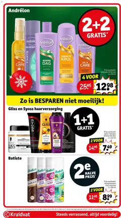 Batiste Blush, Dry shampoo - Voorbeeld van een folder van Kruidvat, geldig van 09.12.2025 | Pagina: 26 | Producten: Haar Conditioner, Droogshampoo, Shampoo, Haarspray
