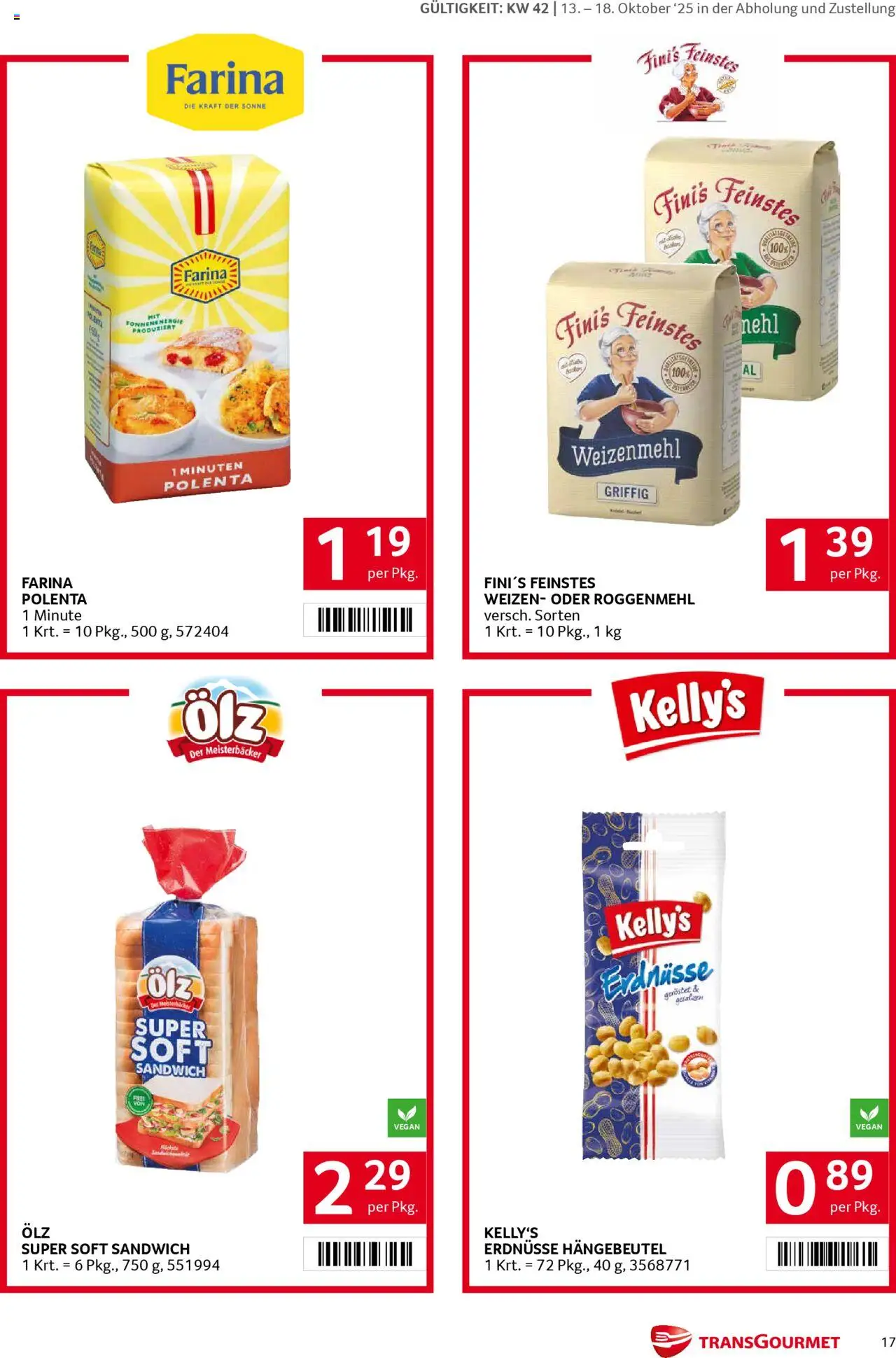 Transgourmet Eröffnungs Festwoche gültig ab 13.10.2025 | Seite: 17 | Produkte: Папионка