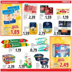 Volantino Paghi Poco del 25.07.2025 | Pagina: 11 | Prodotti: Arrosto, Pasta, Spinaci, Ravioli