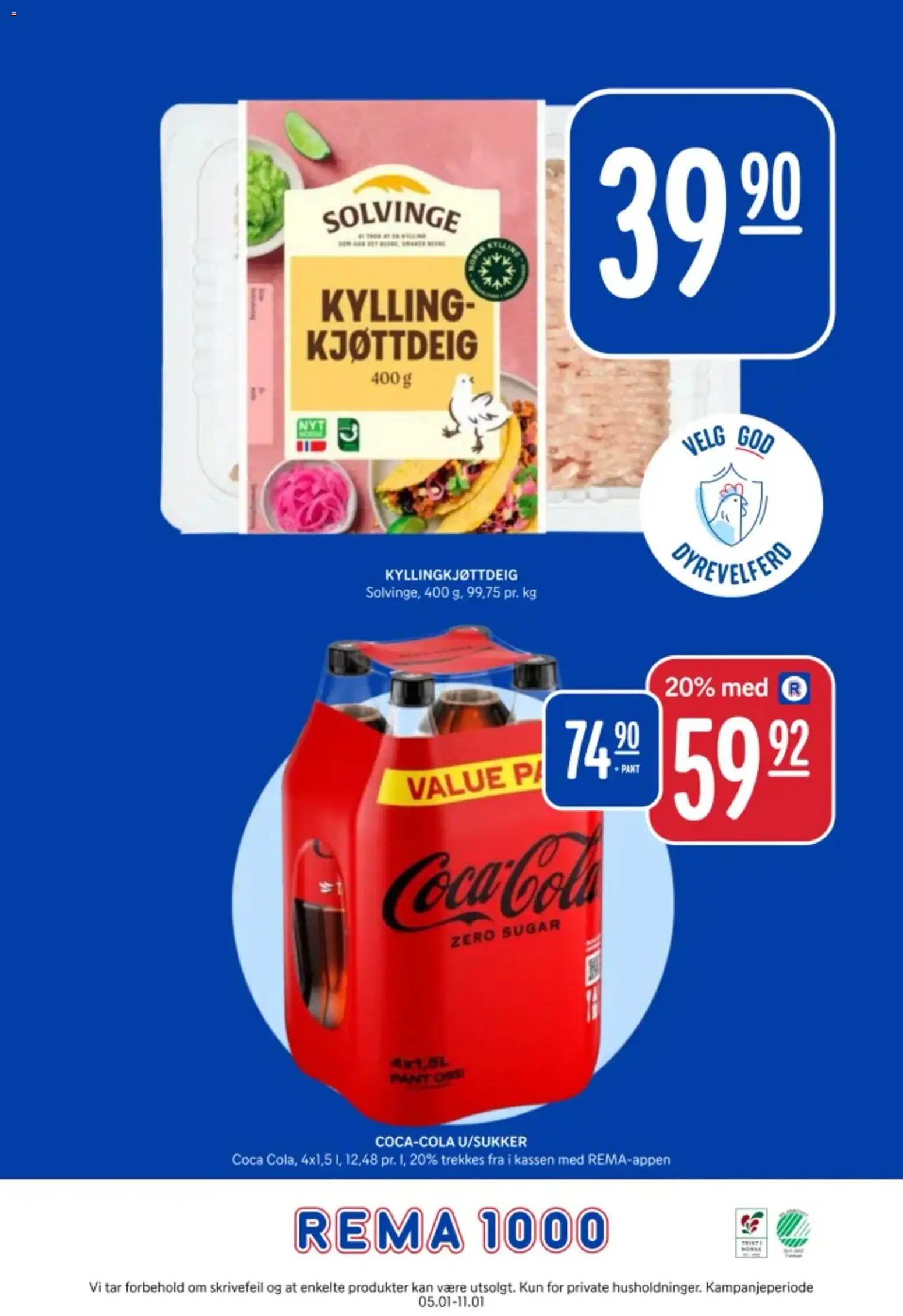 {H1} | Side: 26 | Produkter: Kylling, Прозорий шифер, Kjøttdeig, Палички