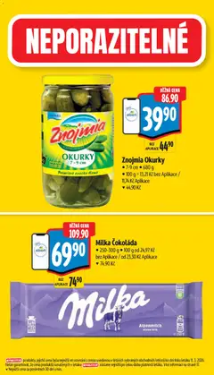 Náhled letáku Albert leták - Supermarket - Brno od 18.03.2026 | Strana: 4 | Produkty: Čokoláda, Milka, Okurky, Okurky Znojmia