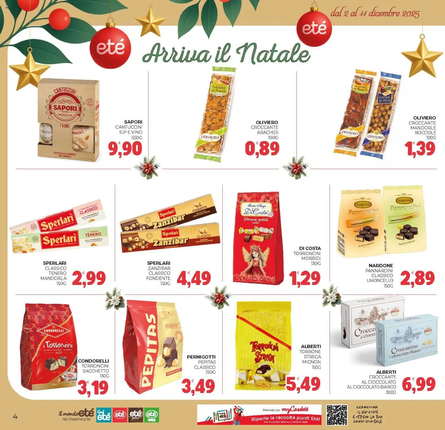 Volantino Eté del 02.12.2025 | Pagina: 4 | Prodotti: Tè, Nocciole, Arachidi, Torroncini