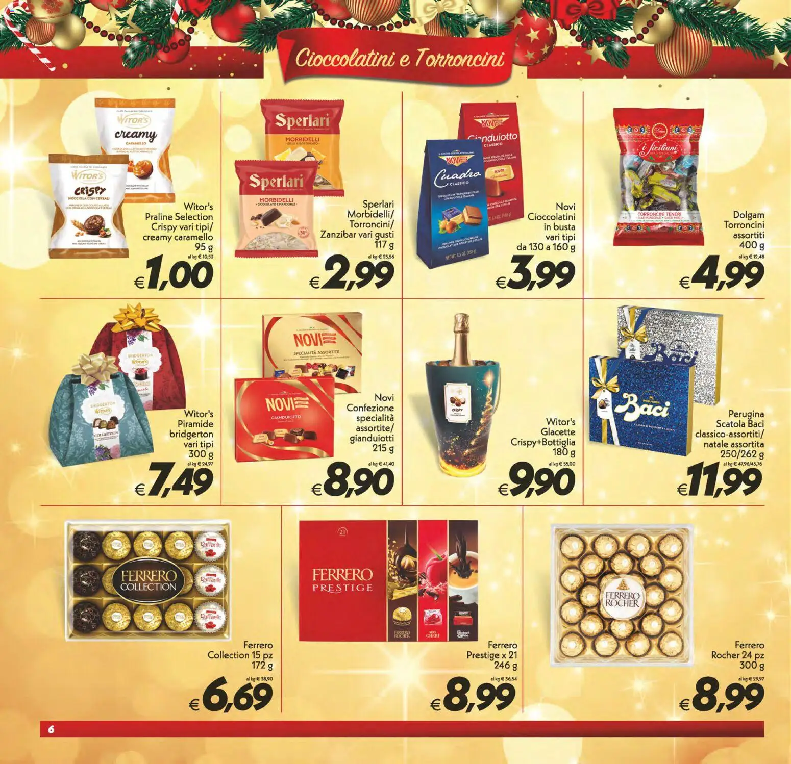 Volantino SuperConveniente del 16.12.2025 | Pagina: 6 | Prodotti: Cereali, Torroncini, Cioccolatini, Scatola