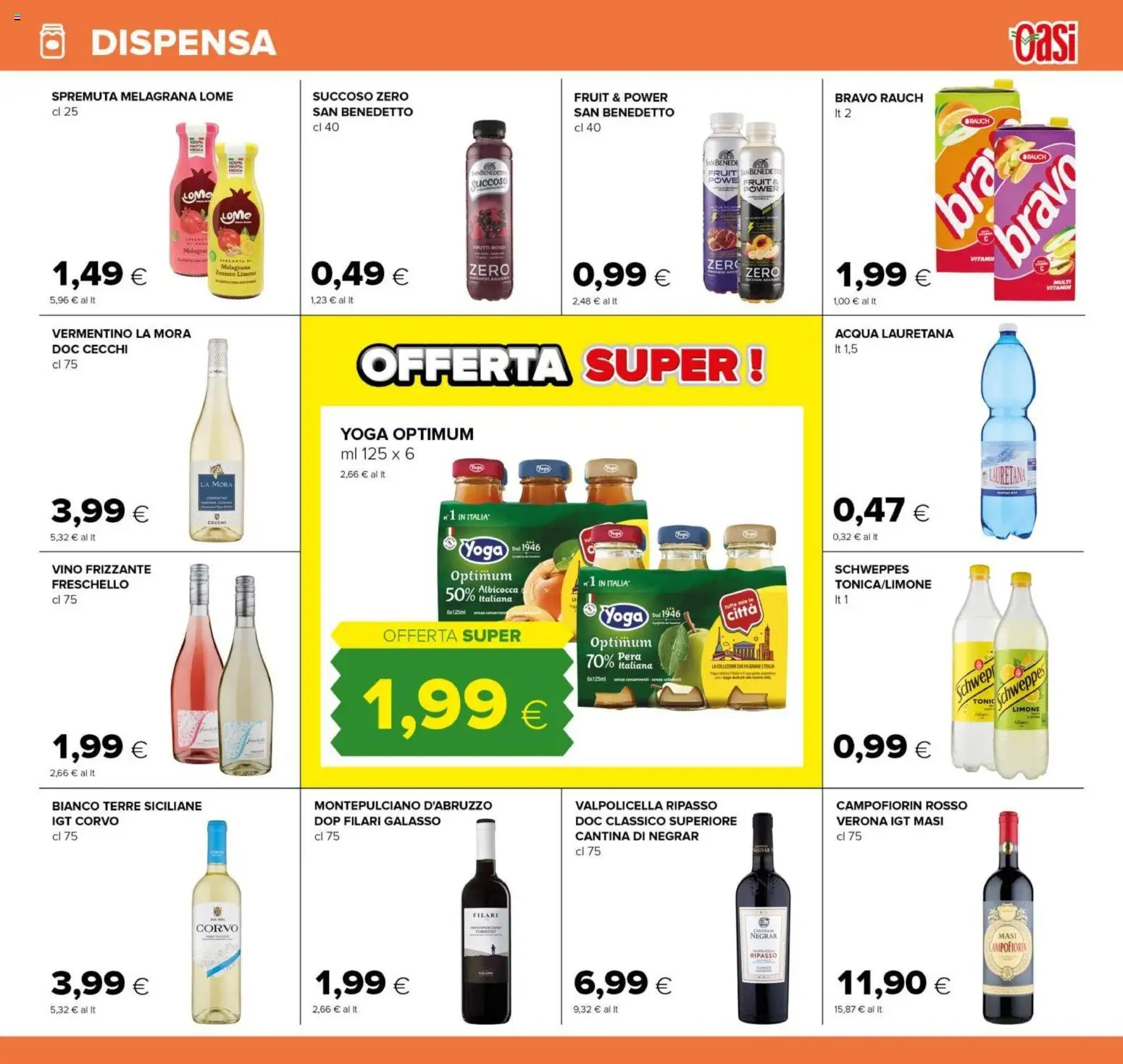 Volantino Oasi del 15.01.2026 | Pagina: 17 | Prodotti: Acqua, Limone, Vino, Pera