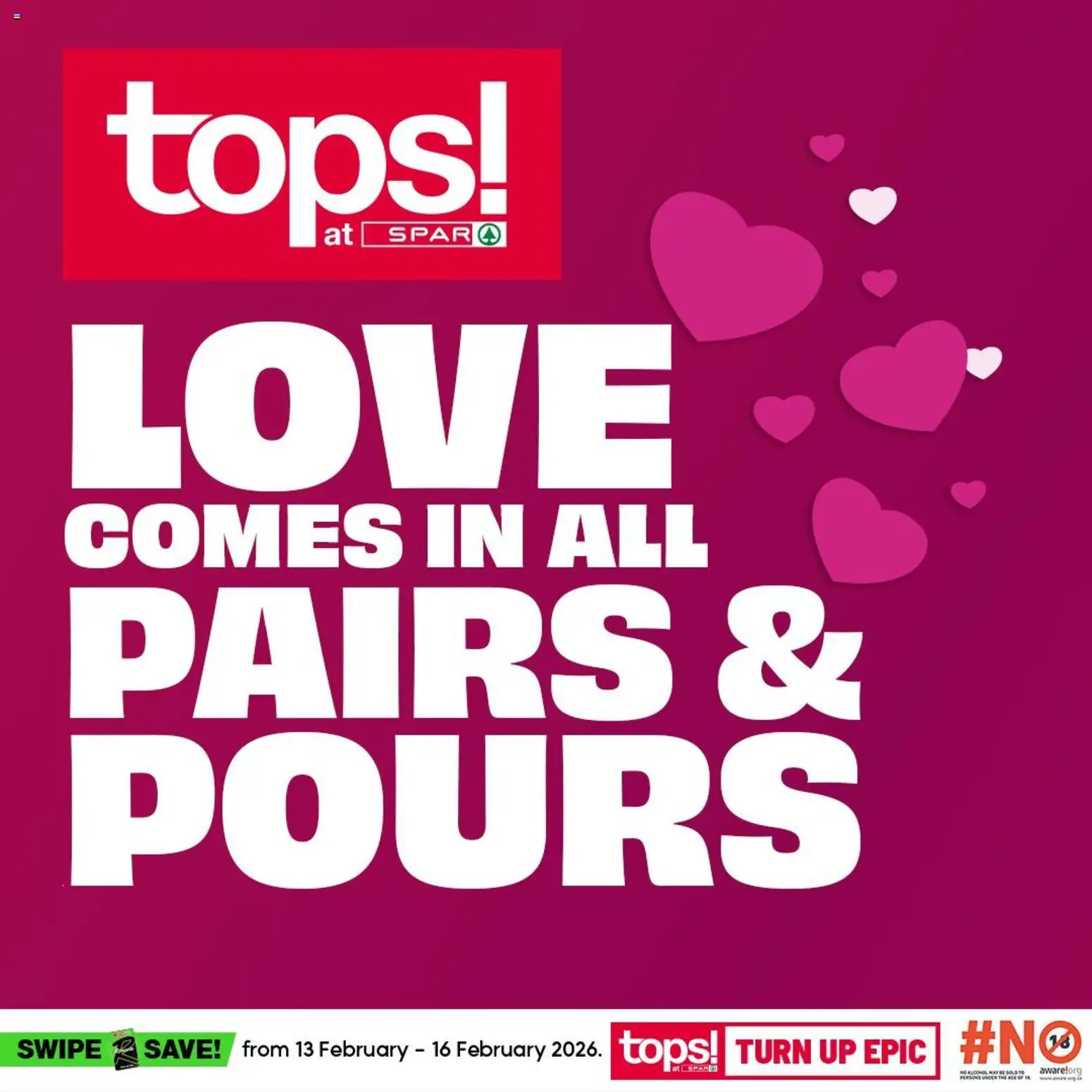 New Tops at Spar catalogue – valid from 13.02.2026 | Page: 1