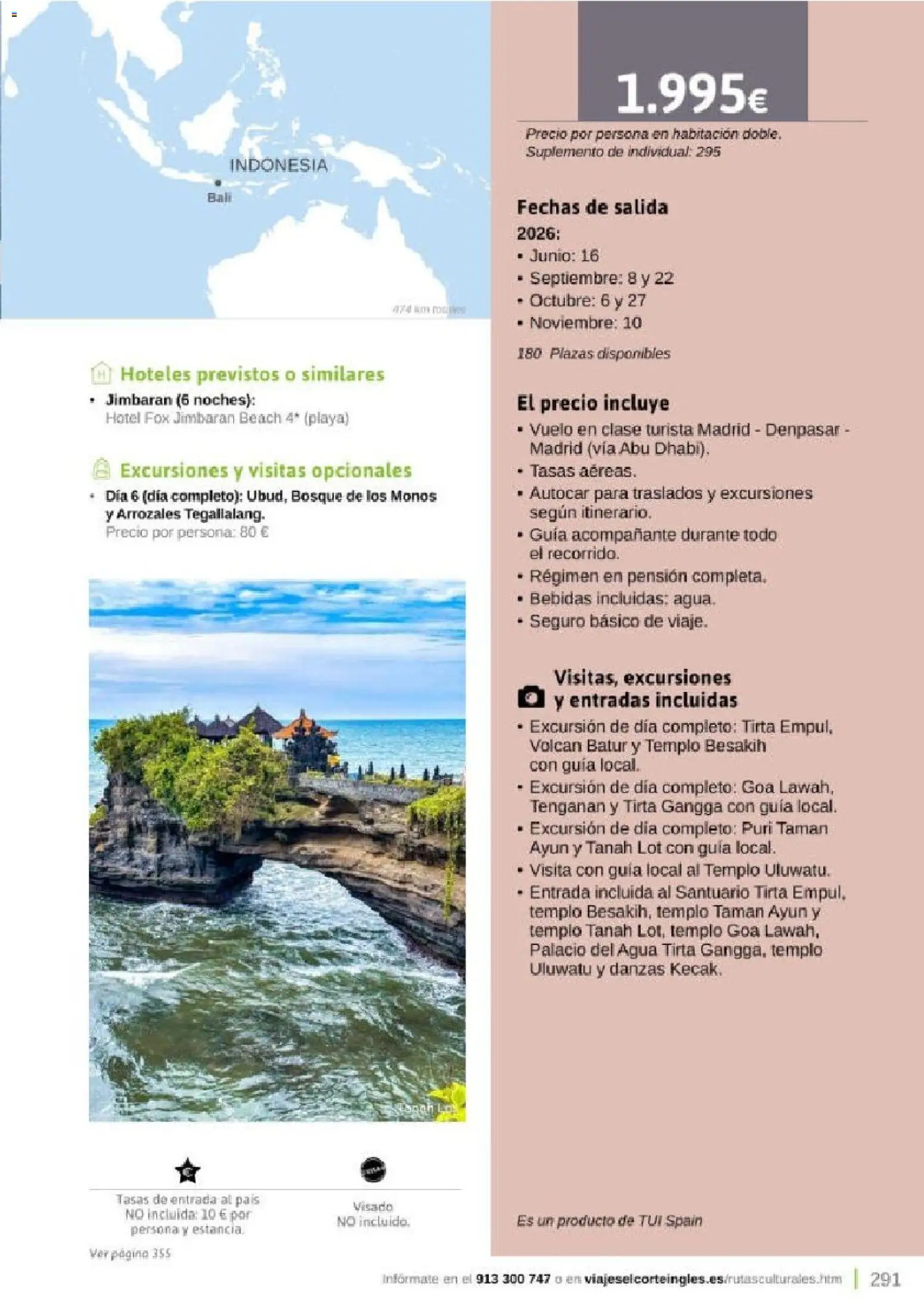 Viajes El Corte Inglés Rutas Culturales de la Comunidad de Madrid │ válido desde el 01.04.2026 | Página: 291