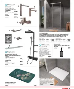 Náhled letáku Bauhaus katalog Sanita od 03.11.2025 | Strana: 33 | Produkty: Polička, Dávkovač, Baterie, Sprchový kout
