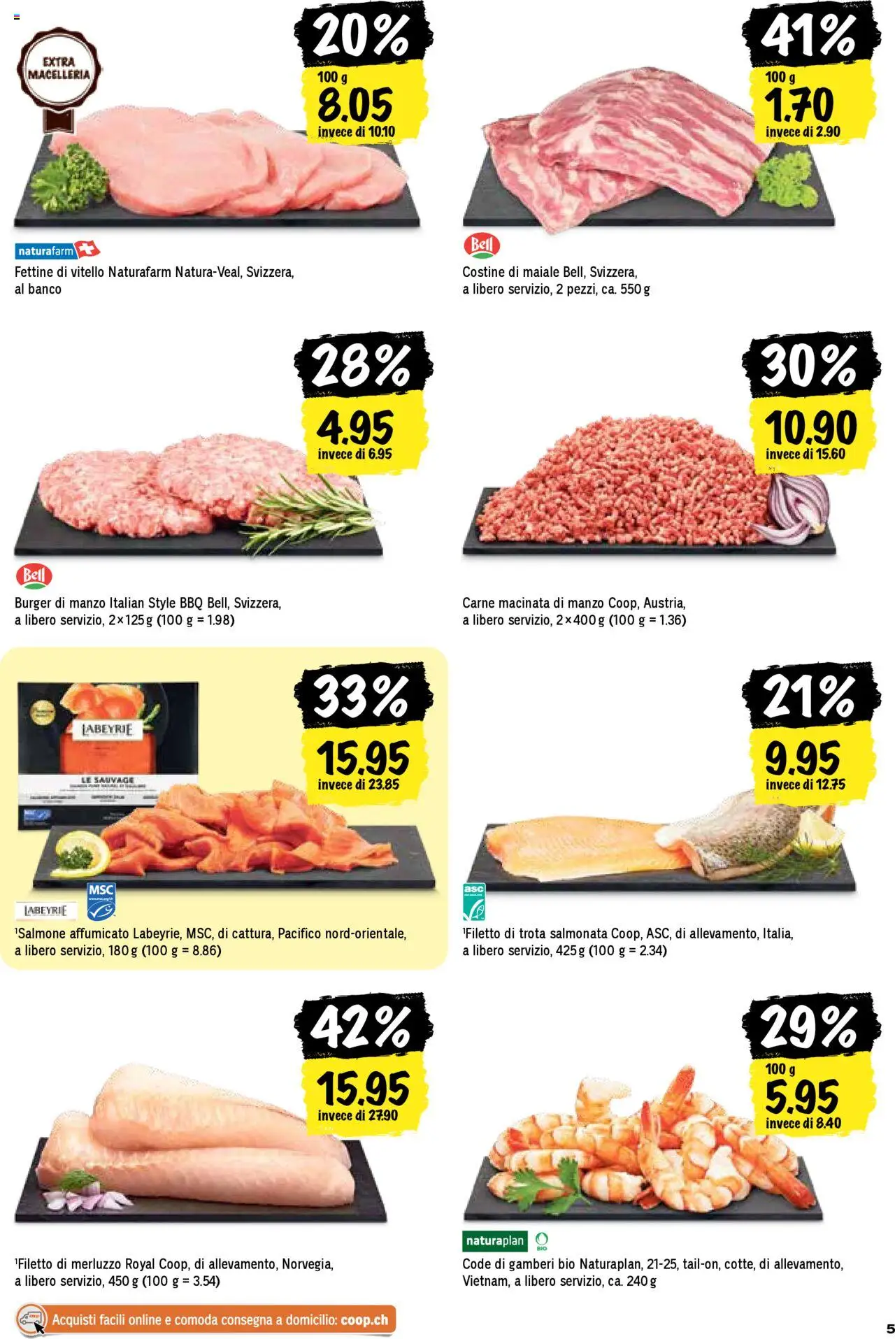 Coop - Una settimana di azioni ab 14.08.2025 | Seite: 5 | Produkte: Burger