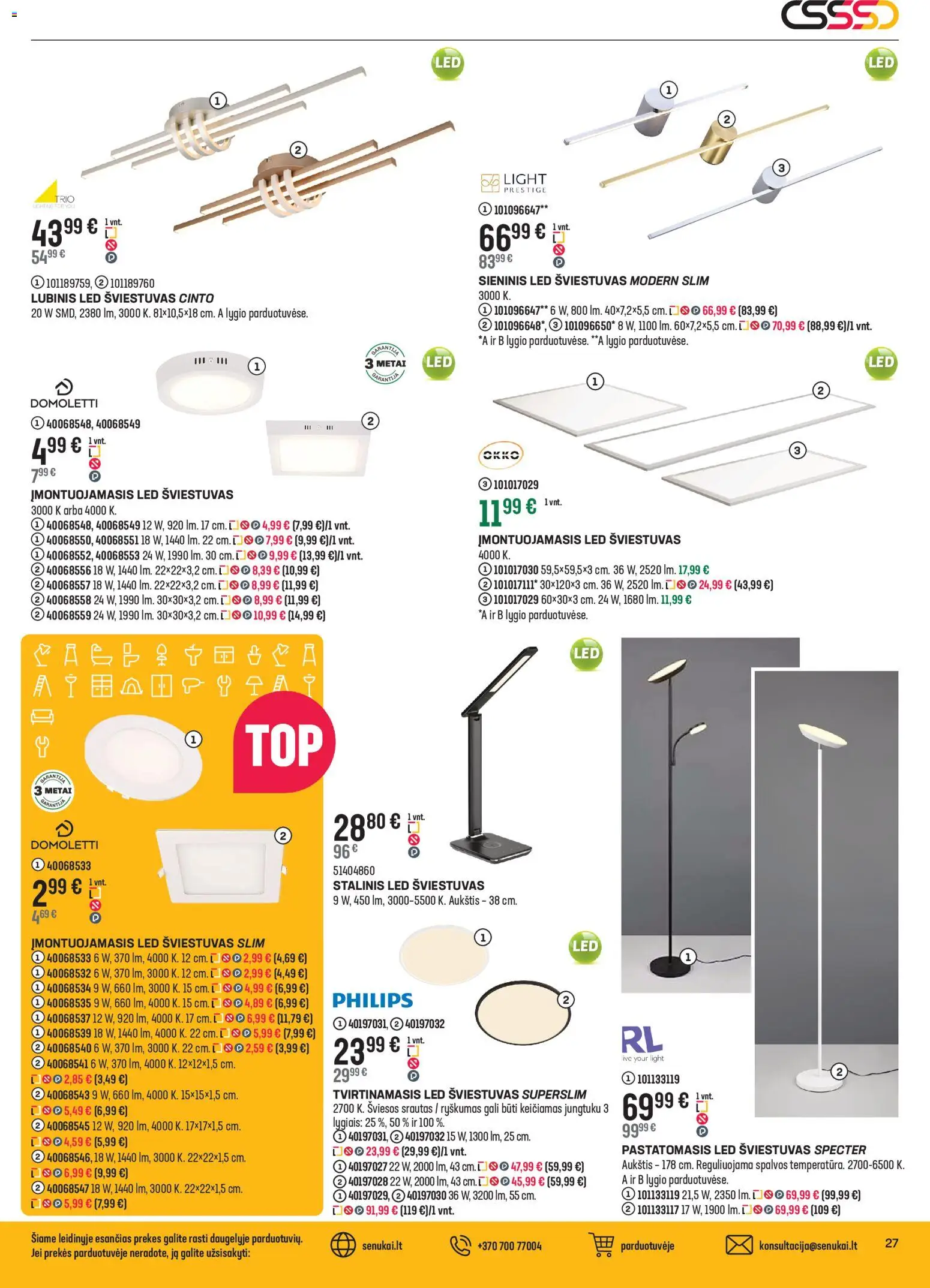 Senukai akcijos nuo 07.01.2026 | Puslapis: 27