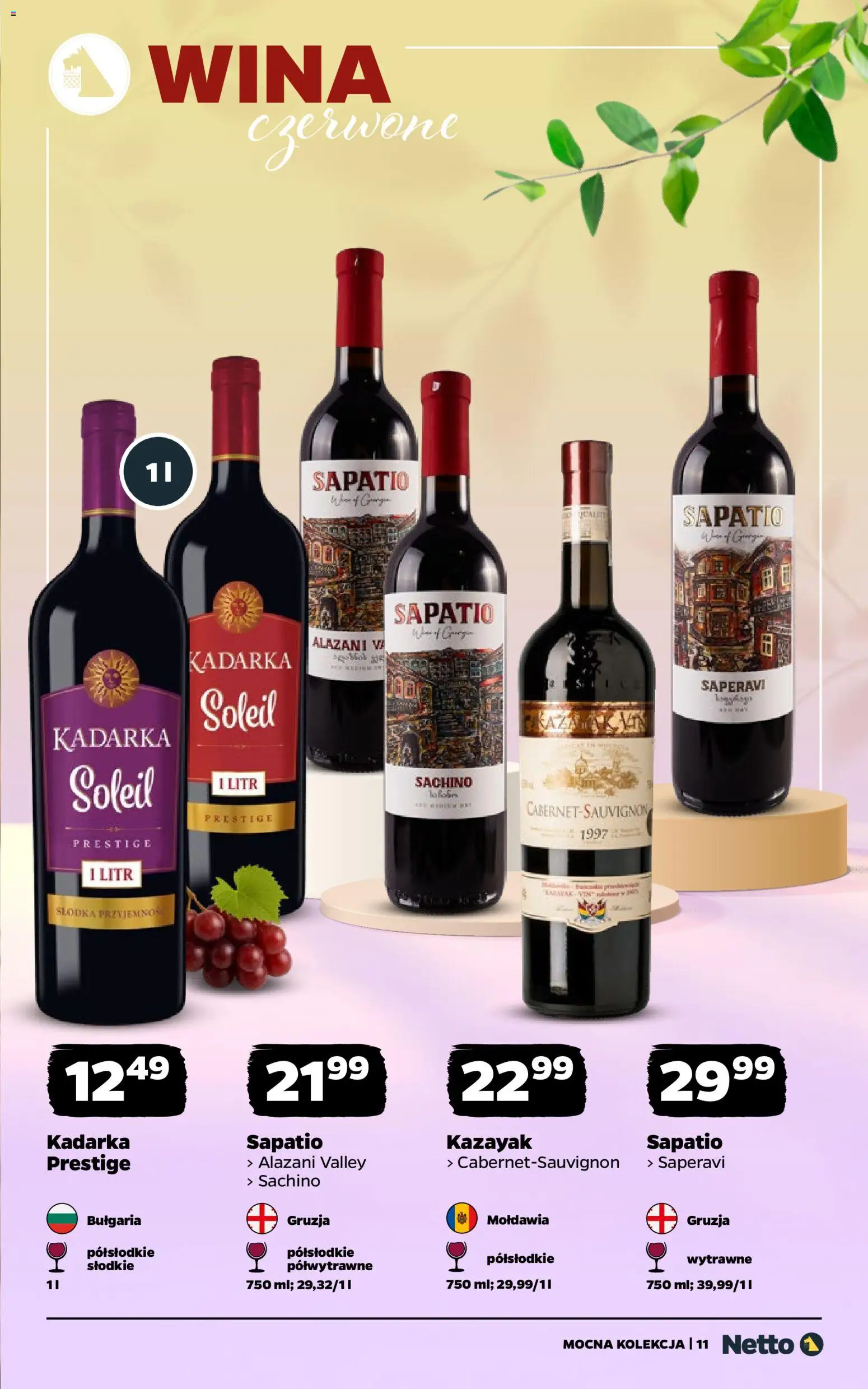 Netto gazetka - Wina od 13.04.2026 | Strona: 11 | Produkty: Alazani Valley