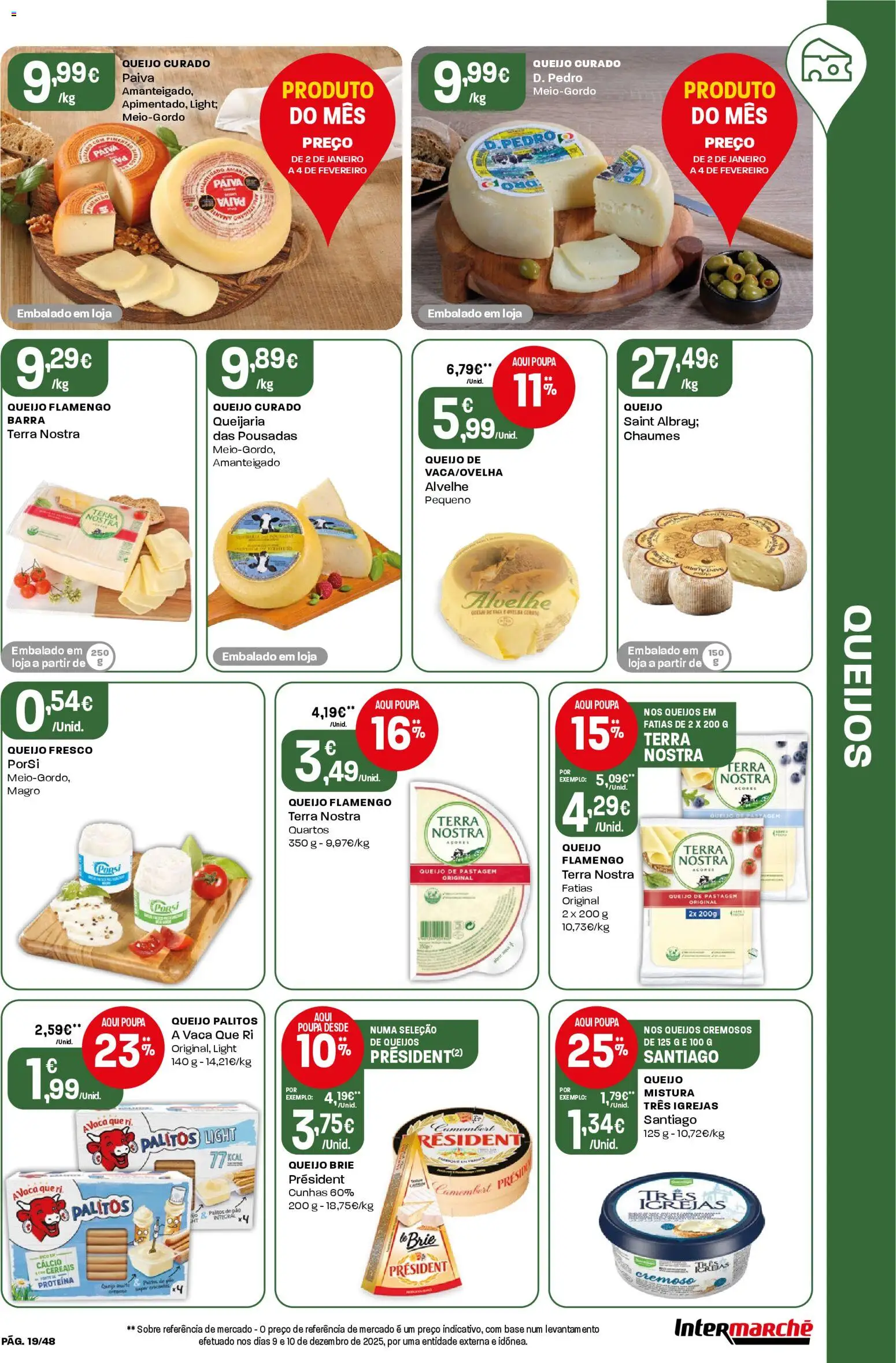 Intermarché folheto │ válido de 15.01.2026 | Página: 19 | Produtos: Base, Queijo, Cereais, Proteina