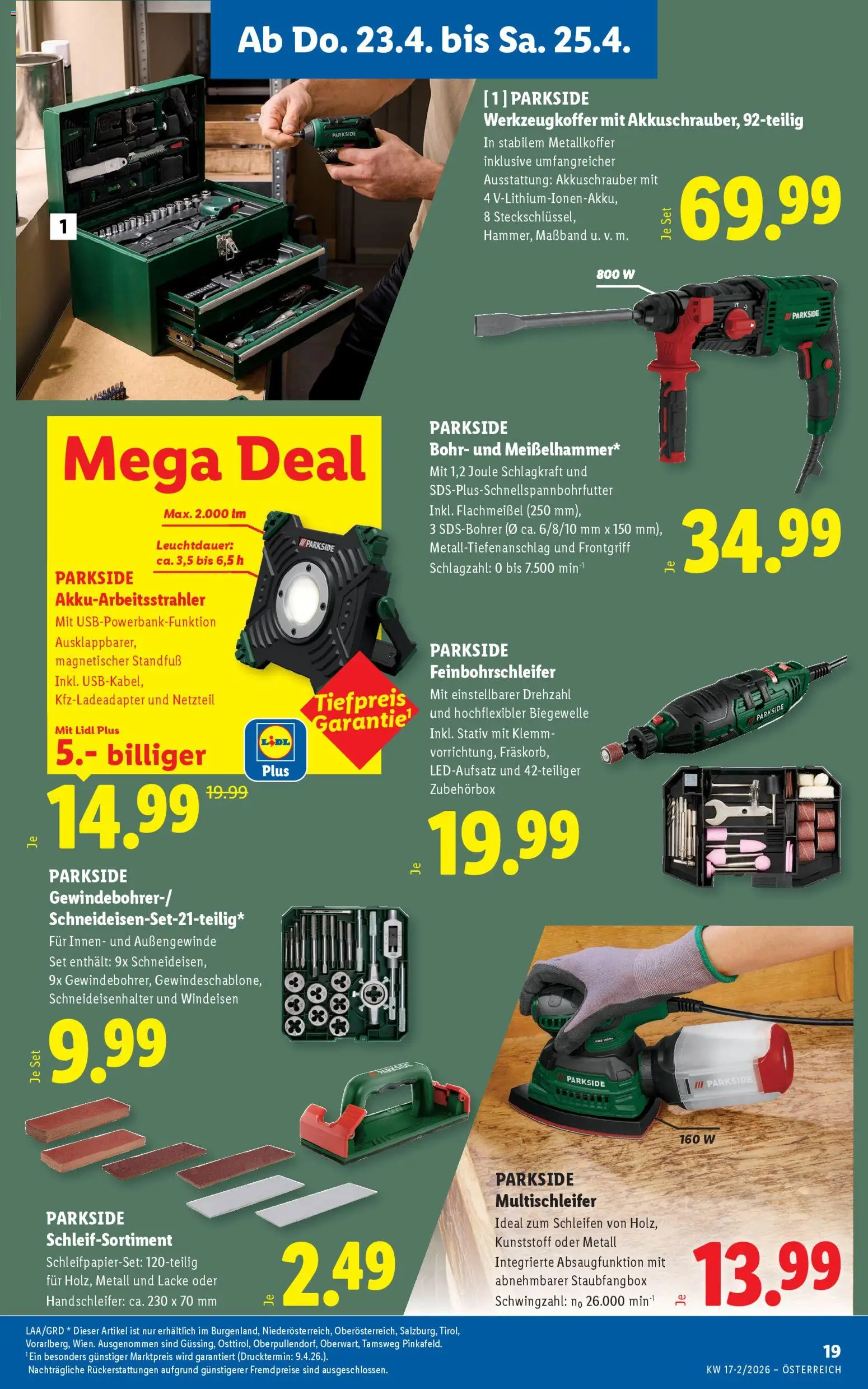 Lidl Flugblatt - Altenmarkt im Pongau, St. Johann im Pongau, Zell am See gültig ab 23.04.2026 | Seite: 21