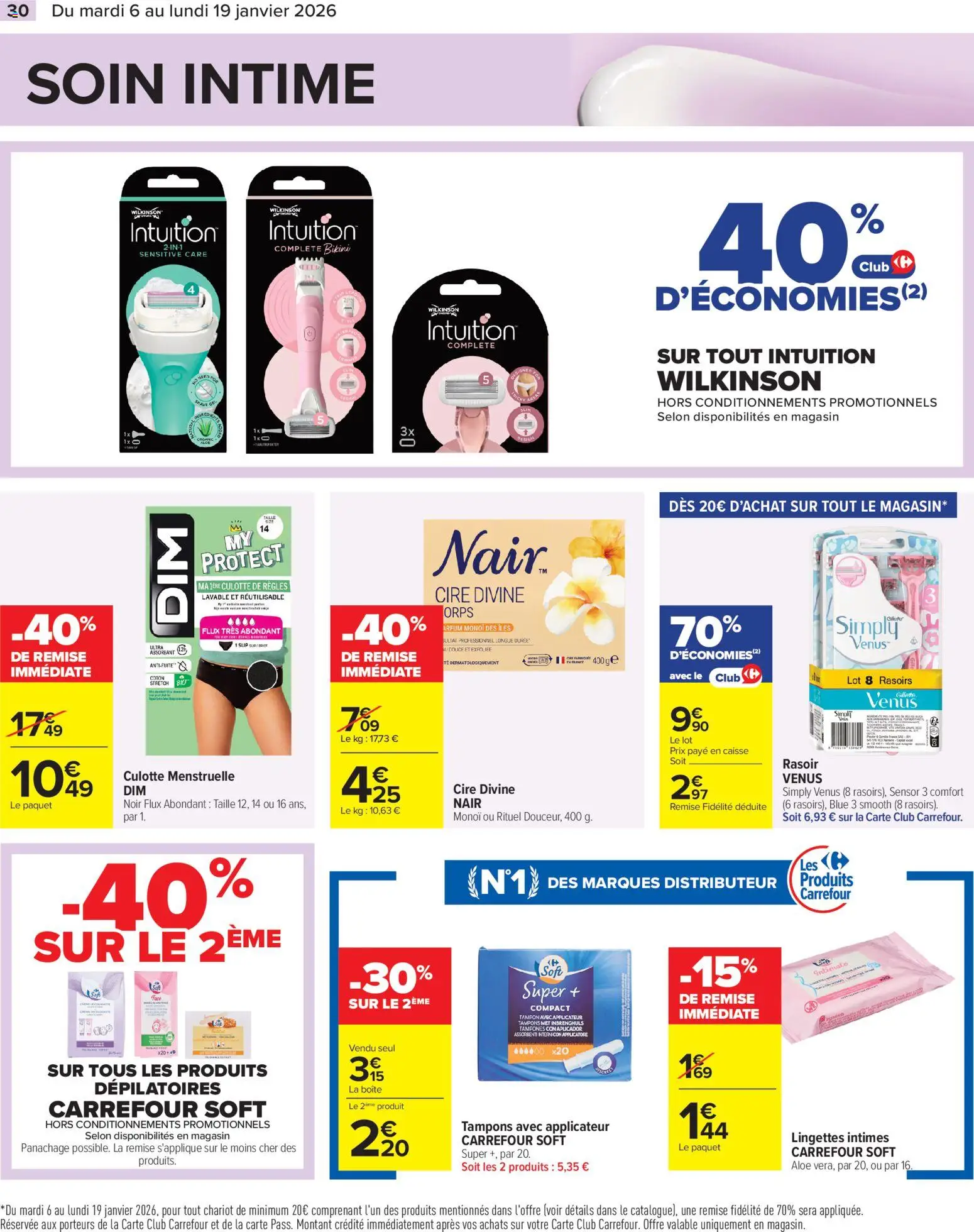 {H1} | Page: 32 | Produits: Rasoir, Coton, Bikini, Culotte