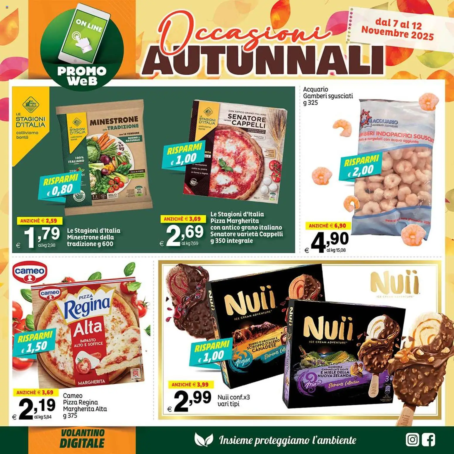 Volantino Elite Supermercati del 07.11.2025 | Pagina: 4 | Prodotti: Gamberi, Acqua, Verdure, Miele