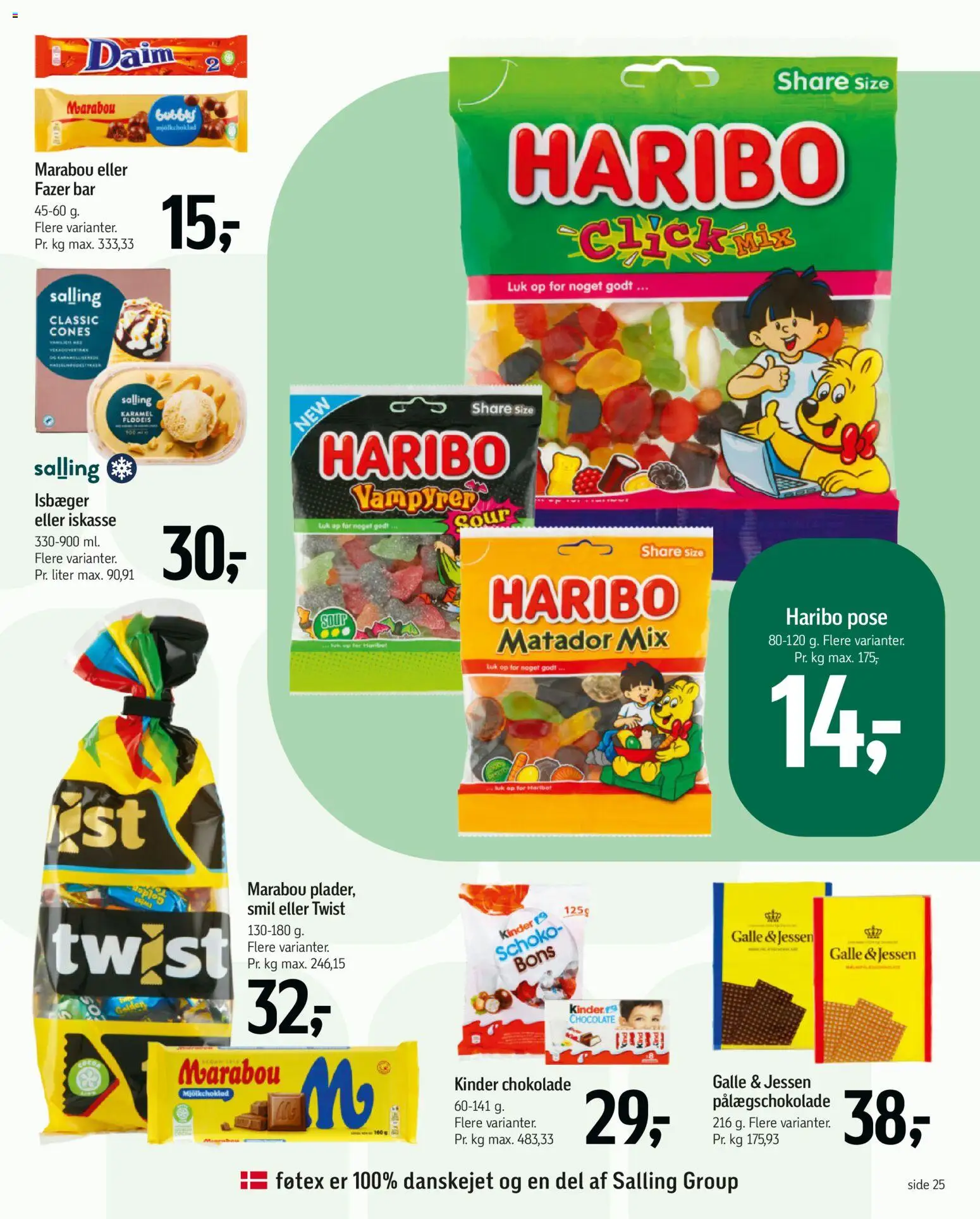 Føtex tilbudsavis – gyldig fra 02.01.2026 | Side: 40 | Produkter: Chokolade, Flødeis, Pålægschokolade